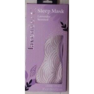 Lavender Scented Sleep Mask New In The Box Soft Comfy Dark‎ Essential Mask Relax